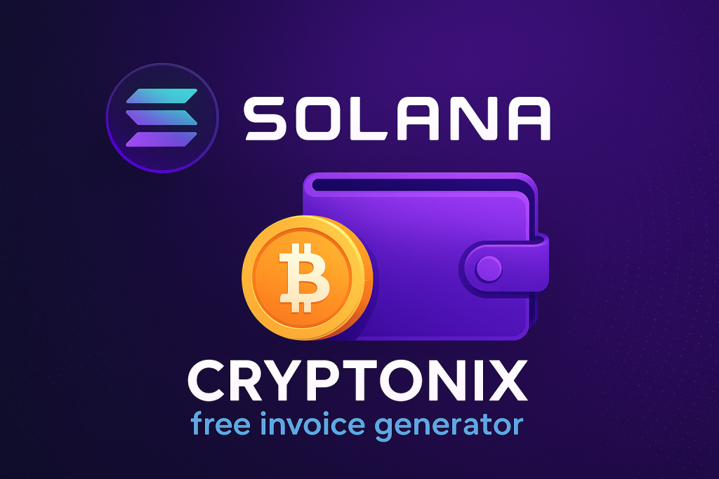 CRYPTONIX free invoice generator